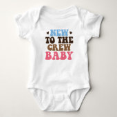 Retro Neu in der Crew Baby Bodysuit Baby Strampler (Vorderseite)