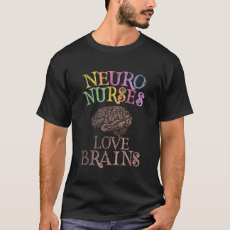 Retro NEURO NURSES LIEBE BRAINS Dies ist mein Beän T-Shirt