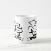 Retro Nevada Test Site Design Kaffeetasse (Mittel)
