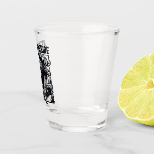 Retro New Hampshire Schnapsglas (Rechts)