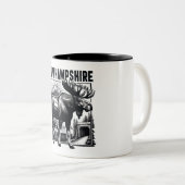 Retro New Hampshire Zweifarbige Tasse (VorderseiteRechts)