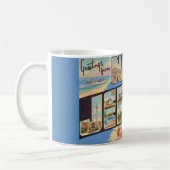 Retro New Jersey Postcard Kaffeetasse (Links)
