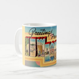 Retro New London Connecticut Tasse
