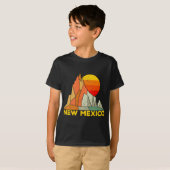 Retro New Mexico Gift For People From New Mexico L T-Shirt (Vorne ganz)