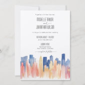 Retro New Orleans Hochzeit in Urlaubsort Einladung (Vorderseite)