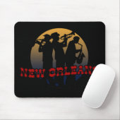 Retro New Orleans Jazz Mousepad (Mit Mouse)