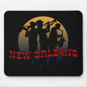 Retro New Orleans Jazz Mousepad