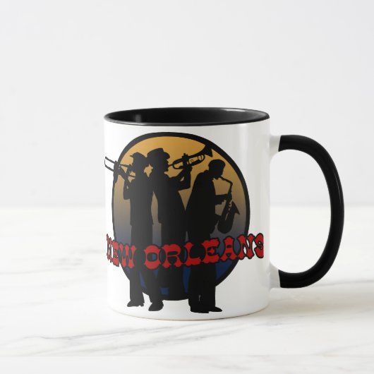 Retro New- Orleansjazz Tasse (Rechts)
