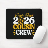 Retro New Year 2026 Cousin Crew New Years Eve Nye Mousepad (Mit Mouse)