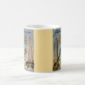 Retro New York City Greeting Kaffeetasse (Mittel)