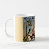Retro New York City Greeting Kaffeetasse (Links)