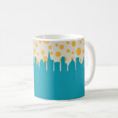 Retro New York Sunshine Kaffeetasse (VorderseiteRechts)