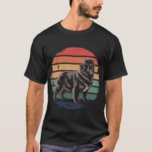 Retro-Newfoundland-Geschenke für Vintage-Hunde-Lie T-Shirt