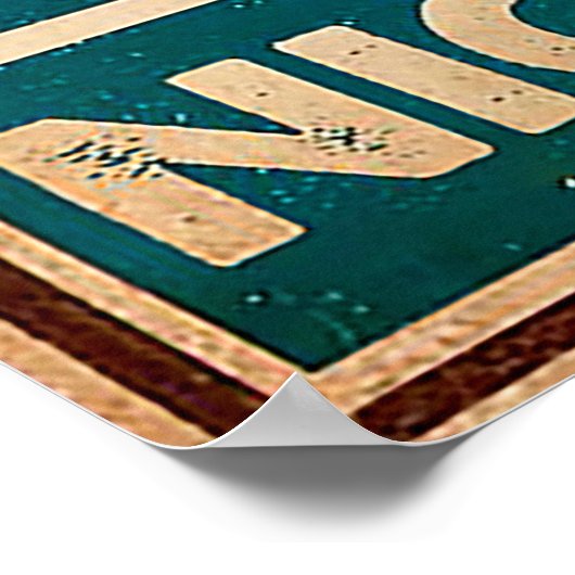 Retro Nice Hintern Dackel Hund lustige Zitate Poster (Ecke)