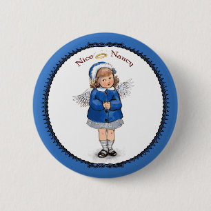 Retro Nice Nancy Button