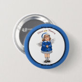 Retro Nice Nancy Button (Vorne & Hinten)
