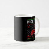 Retro Nice Rack Ugly Christmas Sweater Couples Mat Kaffeetasse (VorderseiteRechts)