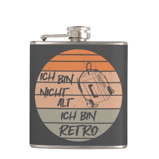 retro nicht alt, kassenttenplayer flachmann (Vorderseite)