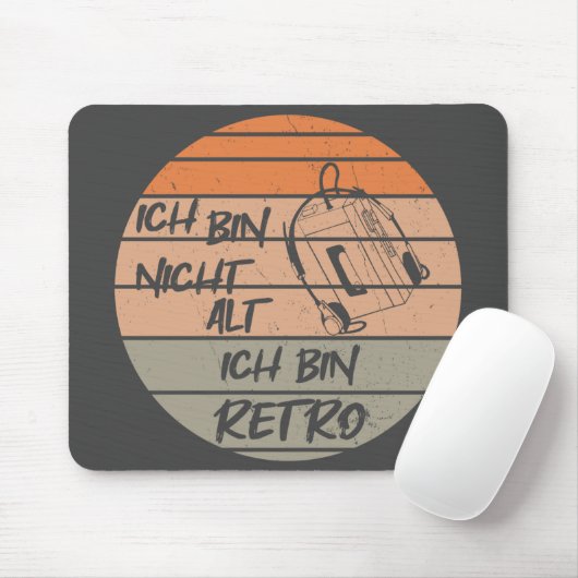 retro nicht alt, kassenttenplayer mousepad (Mit Mouse)