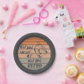 retro nicht alt, kassenttenplayer pappteller (Party)