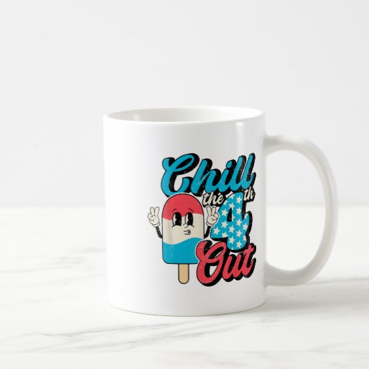 Retro Niedlich 4. Juli Eiscreme Kill 4. Kaffeetasse (Rechts)