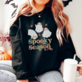 Retro Niedlich Ghost Halloween Sweatshirt