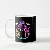 Retro Niedlich Ghost Kaffee Drink Spooky Halloween Kaffeetasse (Links)