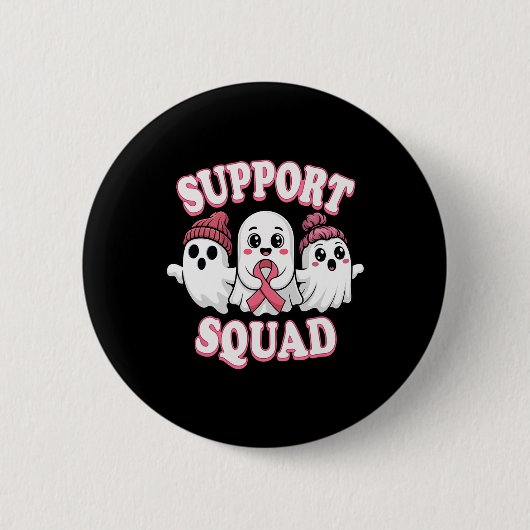 Retro Niedlich Skeleton Hand Boop Dog Funny Hallow Button (Vorderseite)