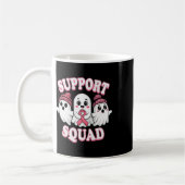 Retro Niedlich Skeleton Hand Boop Dog Funny Hallow Kaffeetasse (Links)