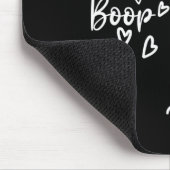 Retro Niedlich Skeleton Hand Boop Dog Funny Hallow Mousepad (Ecke)