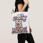 Retro Niedlich Spooky ER Nurse Halloween Tasche (Von Nahem)