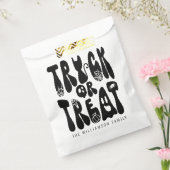 Retro Niedlich Trick oder Treat Halloween Ghost |  Geschenktütchen (Versiegelt)