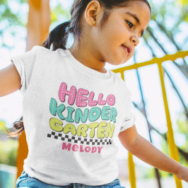 Retro niedlich zurück zum Kindergarten T - Shirt