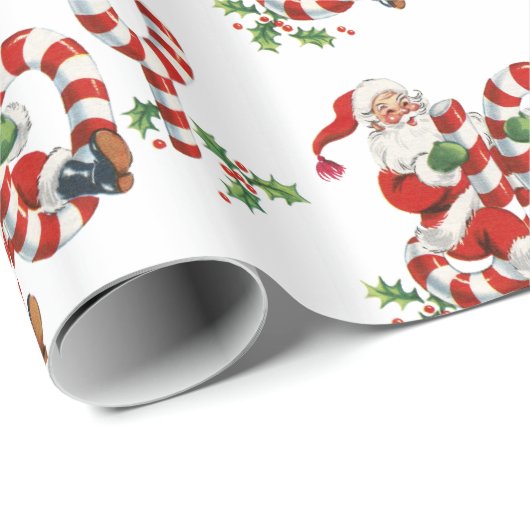 Retro niedliche geschenkpapier (Rolleneckpunkt)