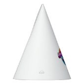 Retro Niedliche Halloween-Ghost-Artwork - Neon Partyhütchen (Links)