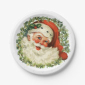 Retro niedliches Chubby Pappteller (Vorderseite)