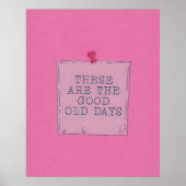 Retro Niedliches trendiges Zitat-Poster für Wall A Poster (Vorne)