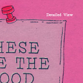 Retro Niedliches trendiges Zitat-Poster für Wall A Poster