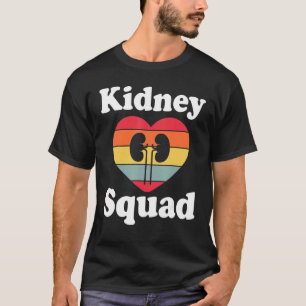 Retro Niere Team Nephrologie Nurse Dialysis Techni T-Shirt