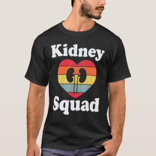 Retro Nieren-Team Nephrologie Krankenschwester Dia T-Shirt