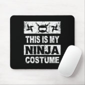 Retro Ninja Kostüm Halloween für junge Kinder Männ Mousepad (Mit Mouse)
