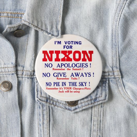 Retro Nixonanti-cc$jfk Knopf Button (Beispiel)