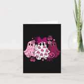 Retro Nk Leopard Pumpkin Ghost Halloween Women Gir Karte (Vorderseite)