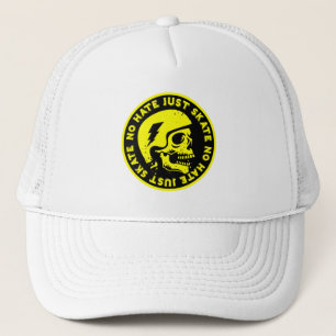 Retro no Hass Just Skate Skull Truckerkappe