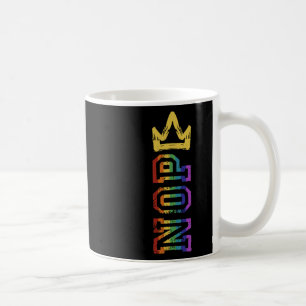 Retro No Kings Nope Protest Signatur-Shirt für Män Kaffeetasse