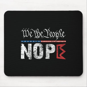 Retro No Kings Nope Protest Zeichen 4. Juli Shirt Mousepad