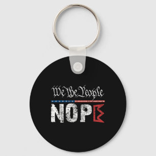 Retro No Kings Nope Protest Zeichen 4. Juli Shirt Schlüsselanhänger