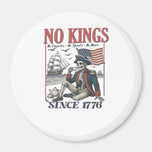 Retro No Kings Since 1776 - Klassiker, der Könige Magnet