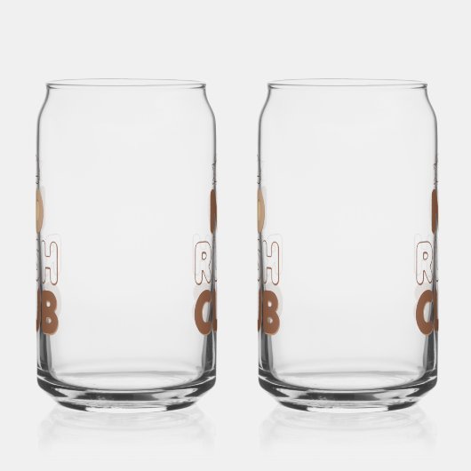 Retro "No Rush Club" for Relaxing Dosenglas (Links)