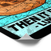 Retro Noah war ein Verschwörungstheoretiker, dann  Poster (Ecke)